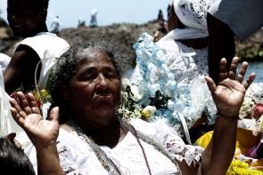 Bahiana en Fiesta de Yemanjá - Salvador de Bahía 